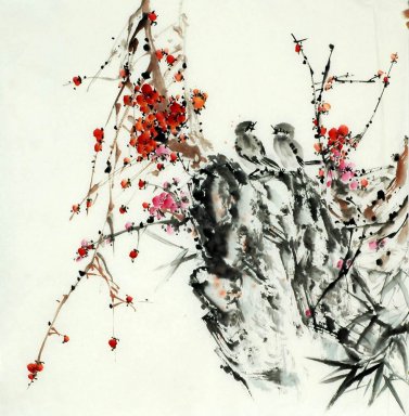 Plum Blossom - Pittura cinese