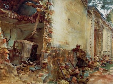 Dans la rue d\'Arras 1918