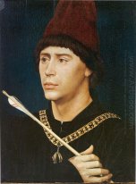 Porträt von Antoine Bastard von Burgund 1460