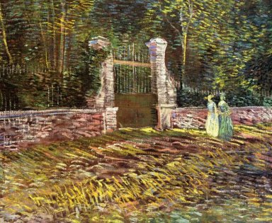 L\'ingresso al Voyer D Argenson Parco At Asnieres 1887