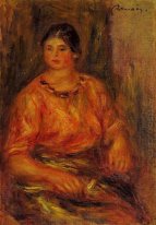 Woman In A Red Blouse 1914