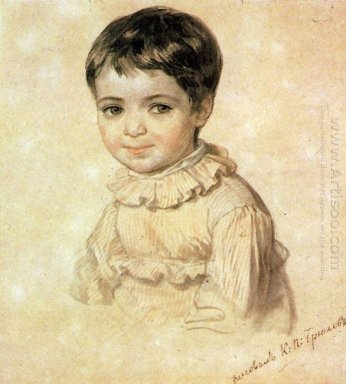 Ritratto Di Maria Kikina come un bambino 1820