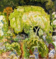 Landschaft mit drei Figuren und Willow 1912