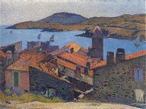 Collioure et aux toits rouges