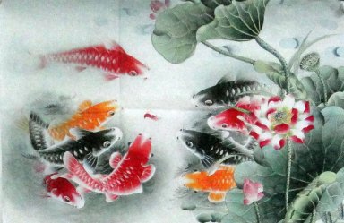 Fish - Peinture chinoise