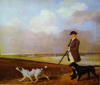 Sir John Nelthorpe 6Th Baronet Out Shooting With His Dogs In Bar