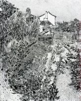 El jardín con las flores 1888