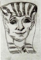 Mask av en egyptisk mumie 1889