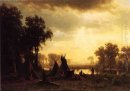 an indian encampment 1861