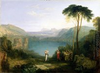 Lake Avernus Aeneas and the Cumaean Sibyl, c.1814-5