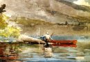 A Red Canoe 1884