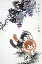 Cat - Lukisan Cina