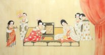 Belas senhoras-Chinese Painting