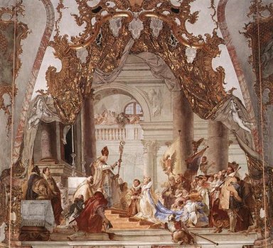 Die Hochzeit des Kaisers Friedrich Barbarossa, um Beatrice von
