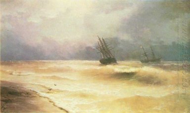 Cerca de Surf Costa de Crimea 1892