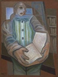 Pierrot With Book 1924