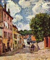 Straat in moret sur loing 1892