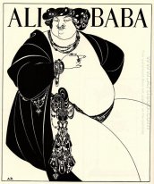 Disegno di copertina di ali baba 1897