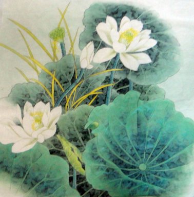 Lotus - peinture chinoise