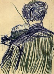 Violinist Seen From The Back 1887