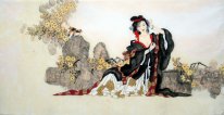 Belle Dame - Peinture chinoise