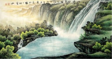 Waterval - Chinees schilderij