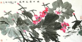 Lotus - peinture chinoise