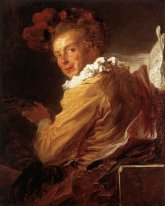 Portret van Monsieur De La Breteche Broer Van De Abt van Sain