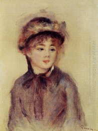 Bust Of A Woman Wearing A Hat 1881