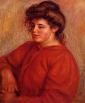 Woman In A Red Blouse 1