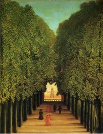 Alleyway In The Park Of Saint Cloud 1908