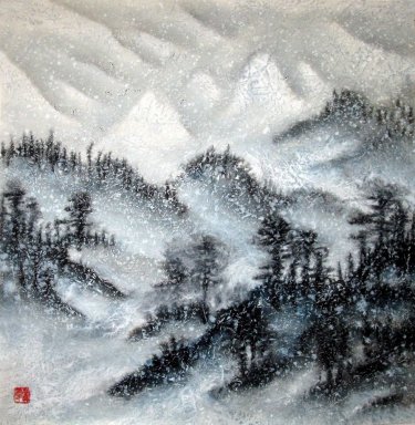 Snow - kinesisk målning