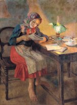 Lettura By The Schoolgirl Lamp