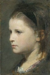 Head Of A Young Girl 1870