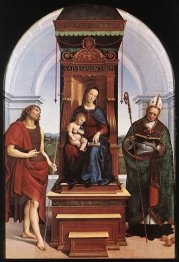 The Madonna And Child With St John The Baptist And St Nicholas O