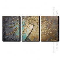 Hand Painted Oil Painting Abstrak - Set 3