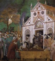 St Francis Mourned By St Clare 1300