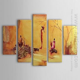 Hand-painted Oil Painting People - Set of 5 1302-PE0212