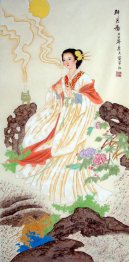 Beautiful lady - Chinese Painting