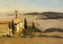 Volterra Church And Bell Tower 1834