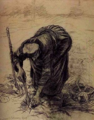 Peasant Woman Plantering Beets 1885