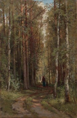 Paysage de forêt 1874