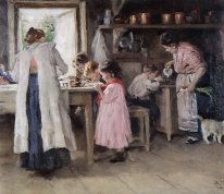An der Küche 1913