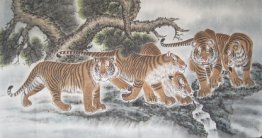 Tiger - Peinture chinoise