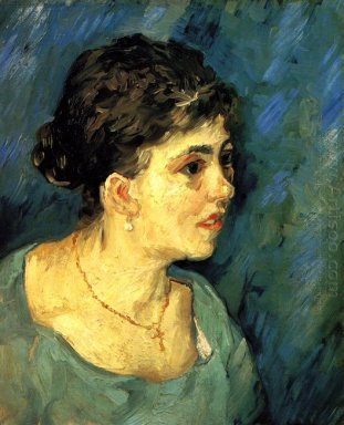 Portret van Vrouw In Blauw 1885