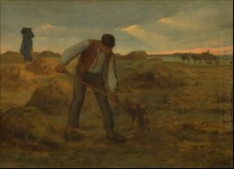 Peasand Spreading Manure 1855