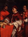 Retratos de Leo X Cardeal Luigi De Rossi E Giulio De Medici