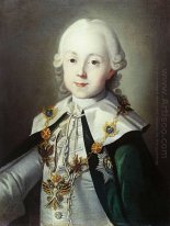Porträt von Paul von Russland gekleidet als Chevalier des Ordens