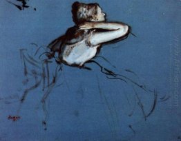 seated dancer in profile 1873