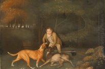 Freeman Le comte de Clarendon de garde-chasse With A Dying Doe E